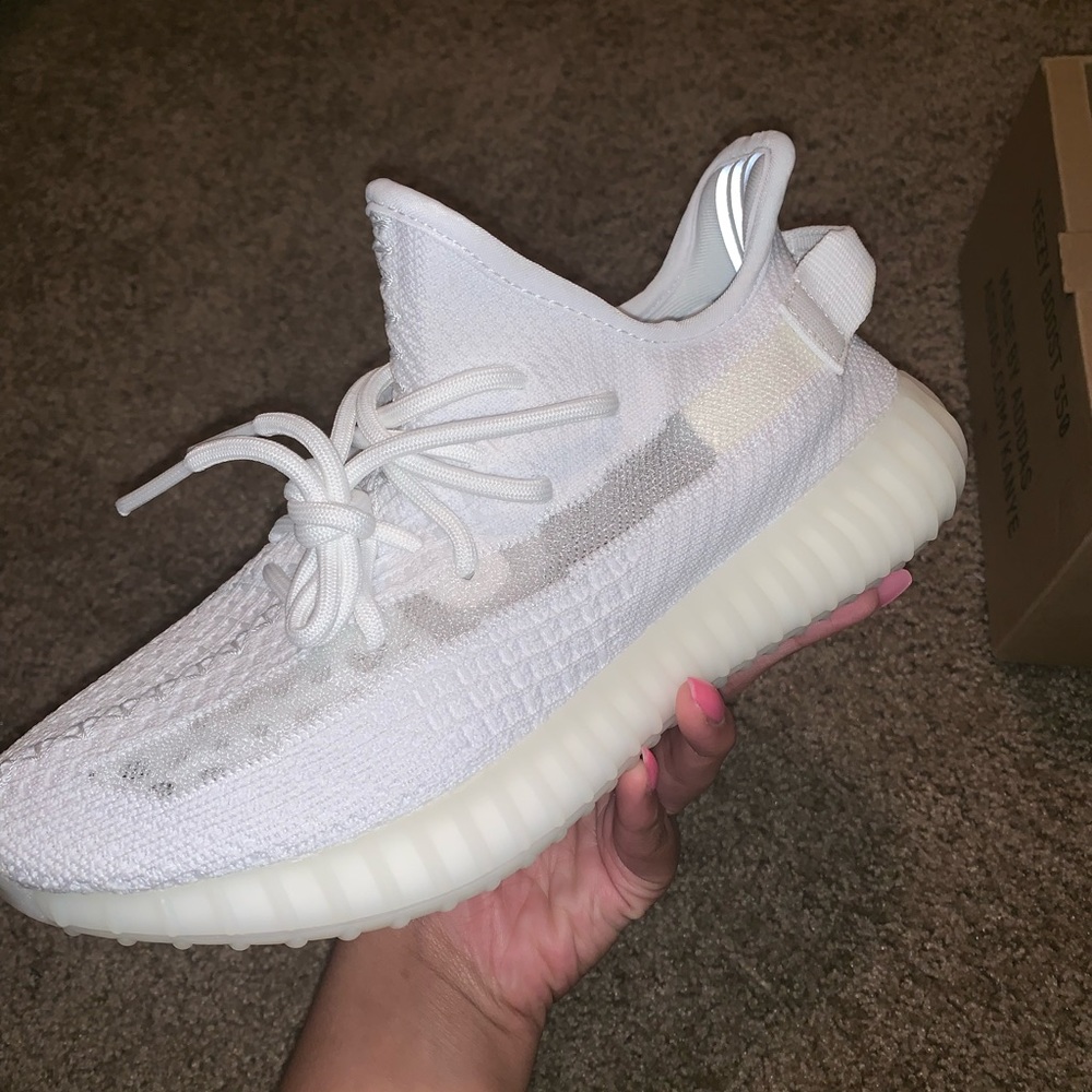 Adidas cream shoes